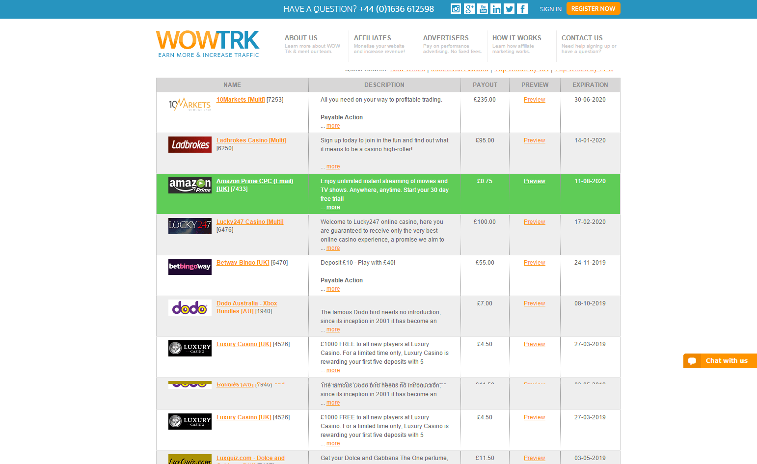 Large Screenshot of Exclusive Benefit
