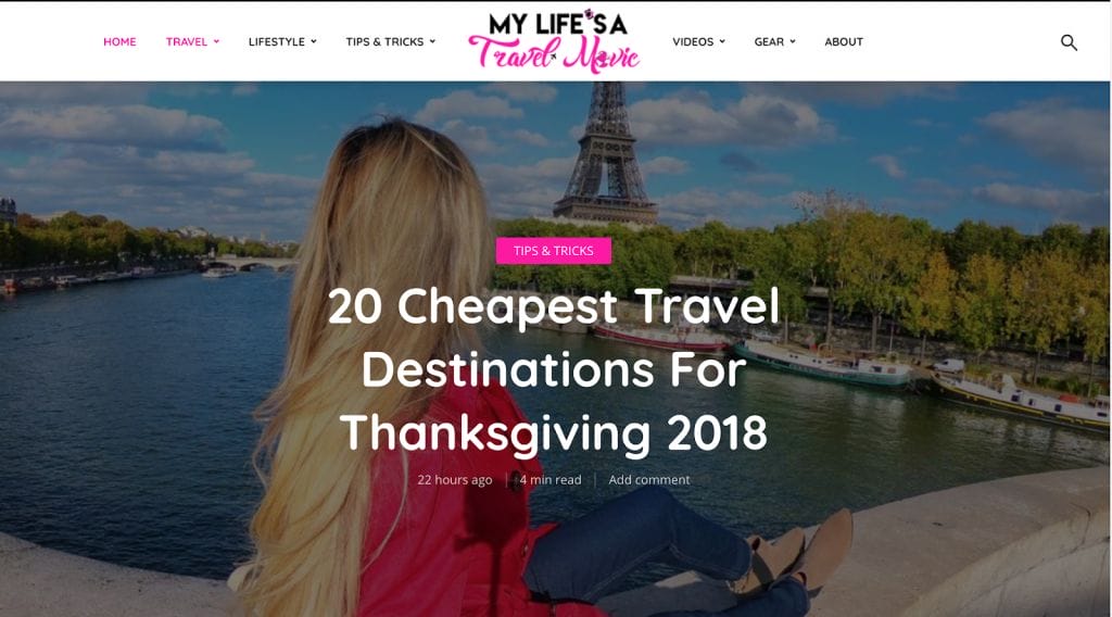 My Life's a Travel Movie Travel Blog